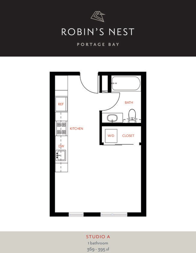 Studio A B17 floor plan